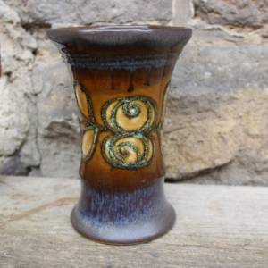 Strehla Vase 1432 Fat Lava Keramik  DDR  60er 70er Jahre Bild 1