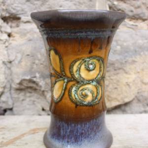 Strehla Vase 1432 Fat Lava Keramik  DDR  60er 70er Jahre Bild 5