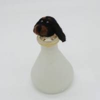 Dackelkopf mit Glaskorken als Flaschenverschluss, ein Geschenk für Hundebesitzer Bild 8