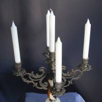 prachtvoller Kerzenhalter Kandelaber Kaminleuchter Bild 5