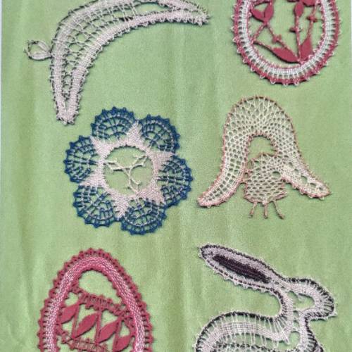 Osterschmuck Klöppelbrief als PDF Download