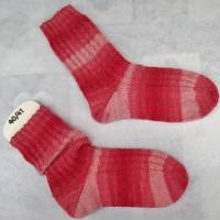 handgestrickte Socken Gr. 40/41 Bild 1