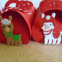 Adventskalender Alpaka Lama  Weihnachtskalender Kinder Junge Mädchen  Zierschachteln Schachteln zum Befüllen Bild 4