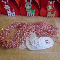Adventskalender Alpaka Lama  Weihnachtskalender Kinder Junge Mädchen  Zierschachteln Schachteln zum Befüllen Bild 6