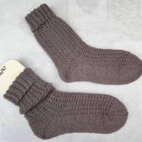 handgestrickte Socken Gr. 46/47 Bild 1