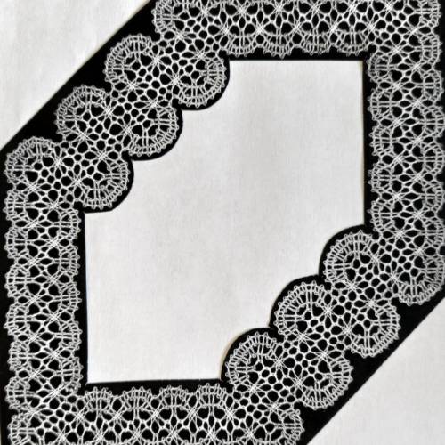 Torchon Ab und Unarten Mappe 03 Muster 02 Klöppelbrief als PDF Download