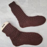 handgestrickte Socken Gr. 44/45 Bild 1
