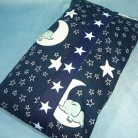 Windeltasche mit Elefant, Mond und Sterne | Wickeltasche für Baby unterwegs | Universaltasche Bild 2