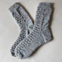 Handgestrickte Socken Größe 43/44  -3- Bild 1