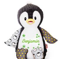 Plüschtier Pinguin mit Namen bestickt Große Auswahl Bild 1