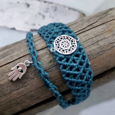 Makramee Armband2in1