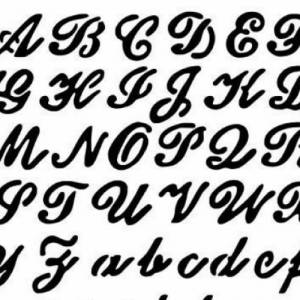 Buchstaben Zahlen Schablone Scrapbooking Letter Stencil DIY Basteln Druck Malen Bild 3
