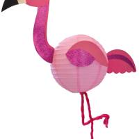 Laternen Bastel-Set "Flamingo Fiona" für Martinsumzug, Laternenumzug, Sankt Martin, Lampe, Lichterkette, Kinder Bild 2