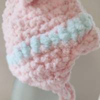Baby-Set, Mütze und Handschuhe, dick& warm, rosa Bild 5