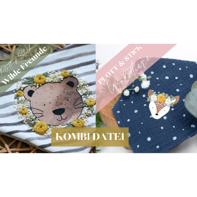 Plott & Stick Bundle Wilde Freunde & Waldtiere