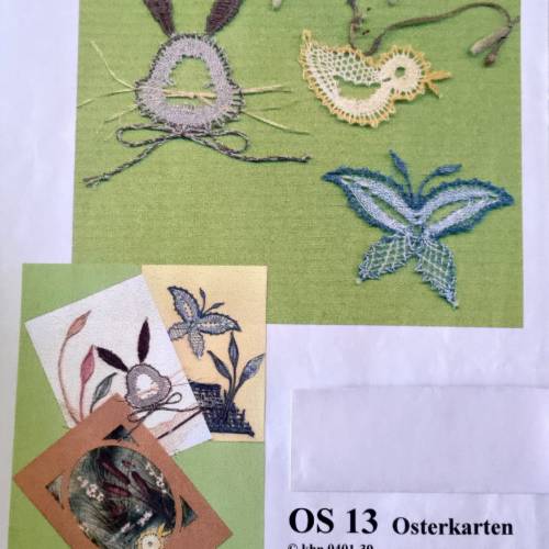 Motive für Osterkarten Klöppelbrief als PDF Download