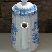 Porzellan  Kaffeekanne - China  blau - Bild 3