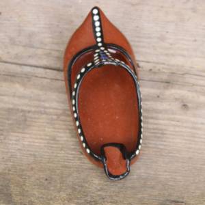 kleiner Keramik Schuh mini Aschenbecher Reise Aschenbecher Vintage Bulgarien Bild 1