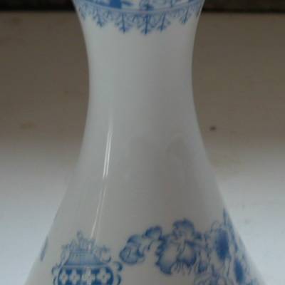 Porzellan Vase - China blau - Porzellanmanufaktur Selftmann Weiden