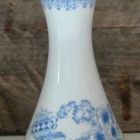 Porzellan  Vase - China  blau - Porzellanmanufaktur  Selftmann Weiden Bild 2