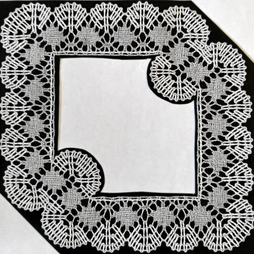 Torchon Ab und Unarten Mappe 01 Muster 02 Klöppelbrief als PDF Download