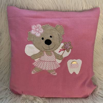 Stickdatei Doodle Teddy Elfe, Zahn Fee, Milchzahn, Bär Applikation, Set 751 Stickmuster