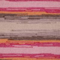 Gründl Cotton Quick Batik 07 beigebraun-rosa-orange 100 g Bild 3