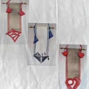 Motive für Türbänder 7 cm breite Klöppelbrief als PDF Download Bild 1