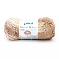 Gründl Cotton Quick Batik 08 natur-braun-beige 100 g Bild 1