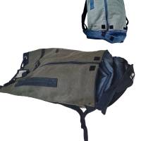 See-Ruck-Sack mit einzigartigen Schnittmuster und besonderer Anwendung, Cross-Bag, Seesack, Rucksack Bild 10