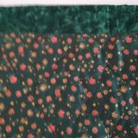 Weihnachtstannenbaum - Wandbehang mit roten Kerzen im Log-Cabin Muster genäht.Größe: 1,03 x 1,19 cm Bild 5
