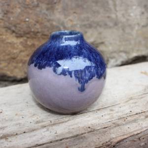 kleine Vase Kugelvase Keramik Vintage Bild 1