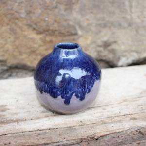 kleine Vase Kugelvase Keramik Vintage Bild 3