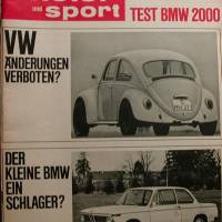 auto motor sport Heft 5  5. März 1966  - Test BMW 2000 Bild 1