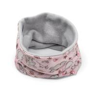 Baby Mädchen Mütze Ohrenmütze mit Ohrenschutz "Niedliche Hasen" mit Baumwollfleece Herbst Winter Stoffauswahl Bild 6