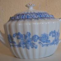 Teekanne aus den 60er Jahren, Tuppack -  China Blau - Tiefenfurt Bild 1