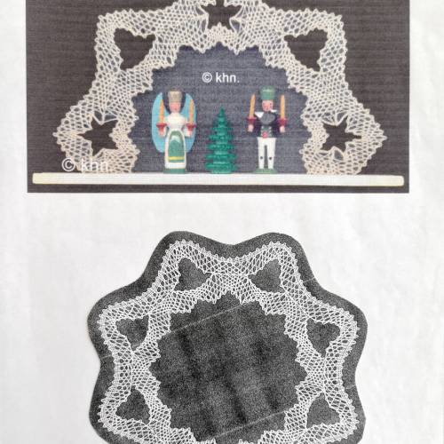 Miniatur Schwibbogen 03 Klöppelbrief als PDF Download