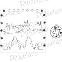 Laser Cut File, Weihnachtsmann, Tisch Dekoration, Weihnachten, Lasercut, Digitaler Download Bild 2