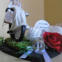 Geldgeschenk Hochzeit Geld schenken - Brautpaar auf dem Fahrrad - Geschenkidee vom SaBienchenshop Bild 5
