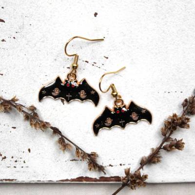 kleine Fledermaus • Ohrringe gold | Ohrschmuck