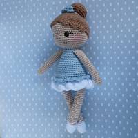 Häkelpuppe Puppe Ballerina aus Baumwolle tolles Geschenk für Kinder Bild 5