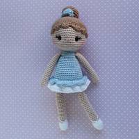 Häkelpuppe Puppe Ballerina aus Baumwolle tolles Geschenk für Kinder Bild 7