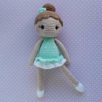 Häkelpuppe Puppe Ballerina aus Baumwolle tolles Geschenk für Kinder Bild 9