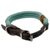 Leine Halsband Set verstellbar, seegrün, ab 25 cm Halsumfang Bild 9