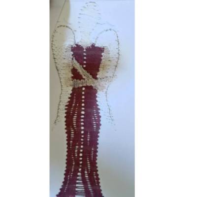 Moderner Engel Klöppelbrief als PDF Download