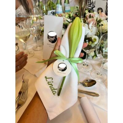 Stoffservietten personalisiert Hochzeit Geburtstag