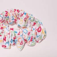 Scrunchies, Haargummi, Zopfband mit breitem Gummiband, als Geschenk für Frauen/Mädchen/Kinder Bild 4