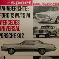 auto motor sport Heft 20      1.Oktober 1966     BMW Alpina 1600/2000 Bild 1
