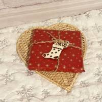 Weihnachtsbaumschmuck, Geschenke Anhänger Holz mit Wunschgravur - Motiv Stiefel Bild 3