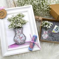 Stickdatei Wunscherfüller Vase Blumen für Dich Bild 6